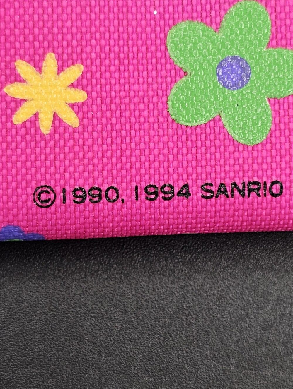1994 Sanrio Spottie Dottie Wallet Dalmatian Dog Hook & Loop Vtg Pink Japan 90s - Picture 3 of 8
